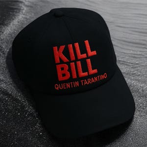 Vintage Kill Bill hat Volume 1 Volume 2 Quentin Tarantino Blu-ray 4K Uma Thurman