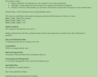 Executive Summary Template // Business Plan for Start-up, Business planning (Green aesthetic)