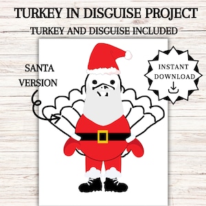 Disguise a Turkey, Turkey in Disguise Printable, Thanksgiving Activities, Thanksgiving Kids Table Activities,  Disguise a Turkey Ideas