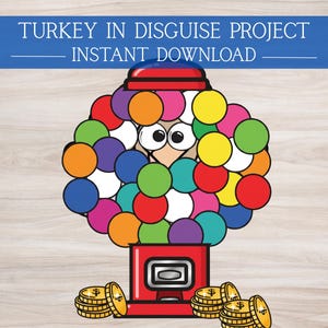 Disguise a Turkey, Turkey in Disguise Printable, Thanksgiving Activities, Thanksgiving Kids Table Activities,  Disguise a Turkey Ideas
