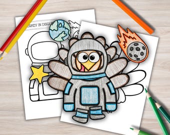Verkleiden Sie einen Truthahn, Truthahn in Verkleidung zum Ausdrucken, Thanksgiving-Aktivitäten, Thanksgiving-Kindertischaktivitäten, Verkleiden eines Truthahns Ideen