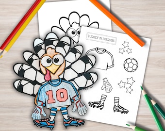Disguise a Turkey, Turkey in Disguise Printable, Thanksgiving Activities, Thanksgiving Kids Table Activities,  Disguise a Turkey Ideas