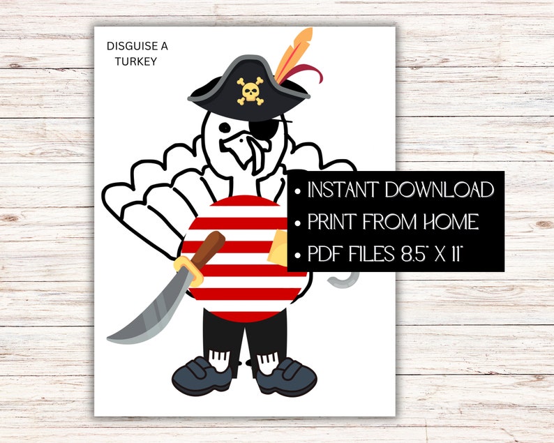 Disguise a Turkey, Turkey in Disguise Printable, Thanksgiving