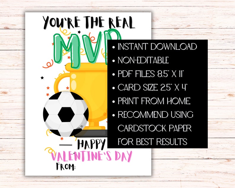 Soccer Valentine Cards Printable Soccer Valentine s Soccer Valentine Tags Valentine Gift Tags