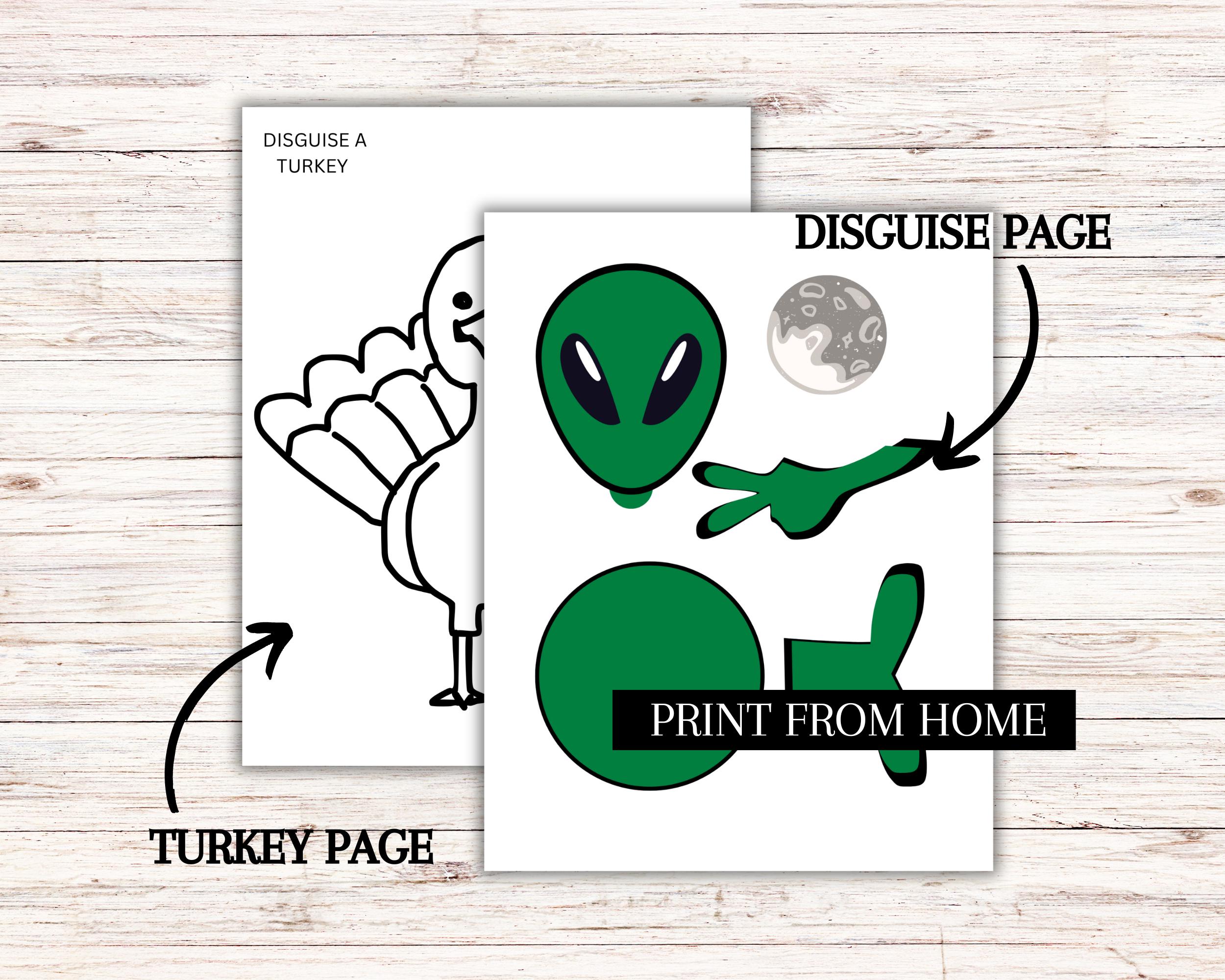 disguise a turkey, turkey in disguise printable, thanksgiving