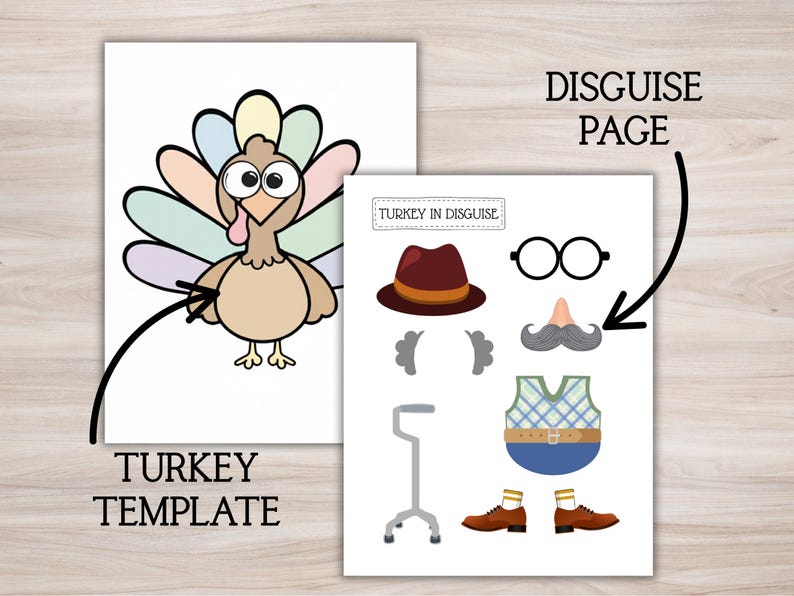 Disguise a Turkey Turkey in Disguise Printable Thanksgiving Disguise a Turkey Turkey in Disguise Printable Thanksgiving