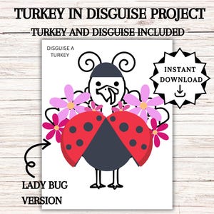 Disguise a Turkey, Turkey in Disguise Printable, Thanksgiving Activities, Thanksgiving Kids Table Activities,  Disguise a Turkey Ideas
