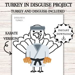 Disguise a Turkey, Turkey in Disguise Printable, Thanksgiving Activities, Thanksgiving Kids Table Activities,  Disguise a Turkey Ideas