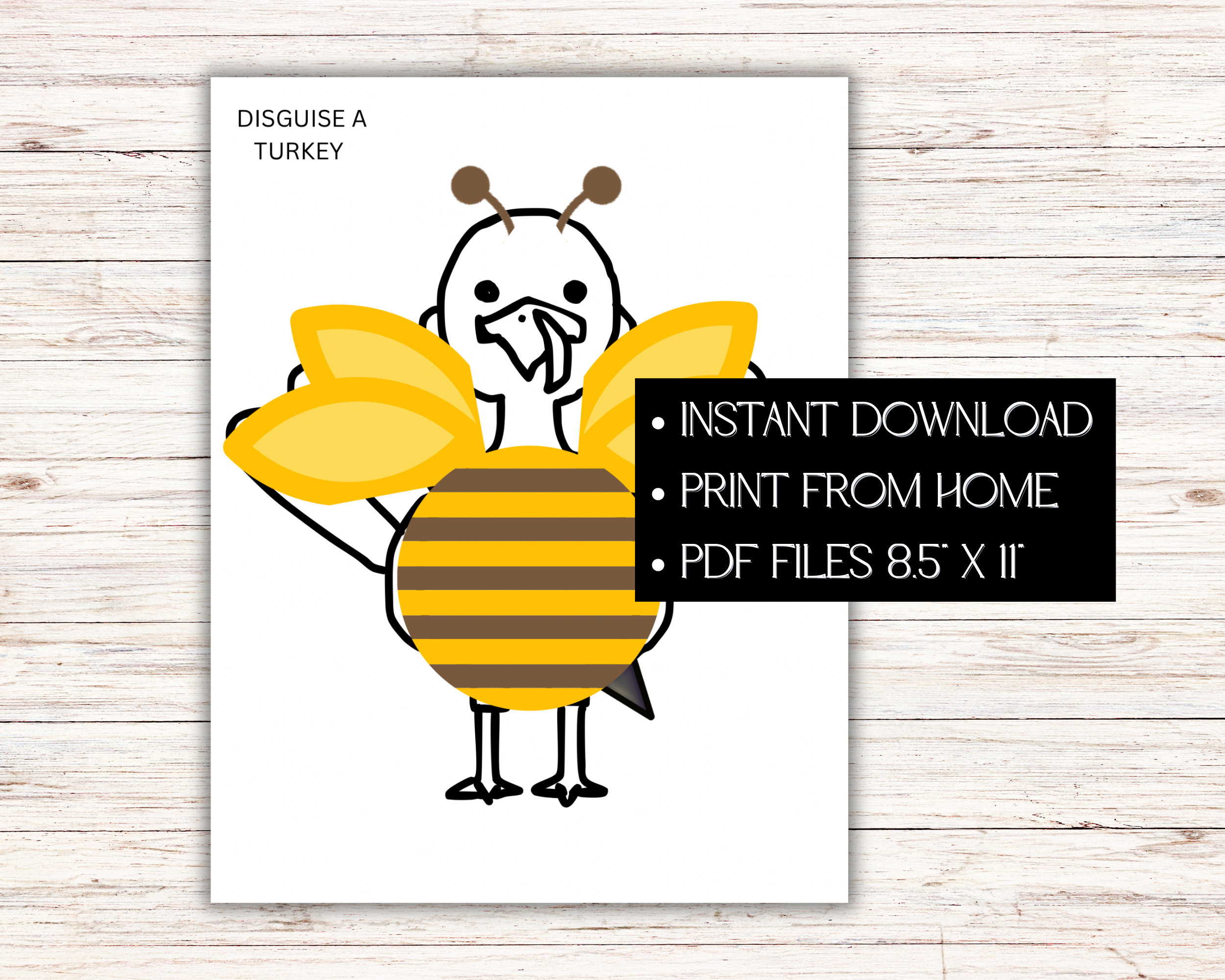 Disguise a Turkey, Turkey in Disguise Printable, Thanksgiving