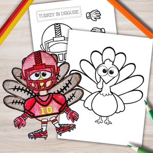 Disguise a Turkey, Turkey in Disguise Printable, Thanksgiving Activities, Thanksgiving Kids Table Activities,  Disguise a Turkey Ideas