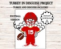 Disguise a Turkey, Turkey in Disguise Printable, Thanksgiving Activities, Thanksgiving Kids Table Activities,  Disguise a Turkey Ideas