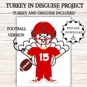 Disguise a Turkey, Turkey in Disguise Printable, Thanksgiving Activities, Thanksgiving Kids Table Activities,  Disguise a Turkey Ideas