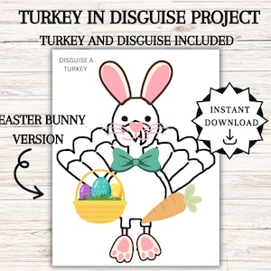 Disguise a Turkey, Turkey in Disguise Printable, Thanksgiving Activities, Thanksgiving Kids Table Activities,  Disguise a Turkey Ideas