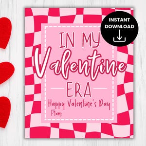 Mädchen Valentinstag Karten, Tween Valentinstag Karten, Preppy Valentinstag Karten, Valentinstag für Jugendliche, In meiner Valentinstag Ära, süße Valentinstag Karten