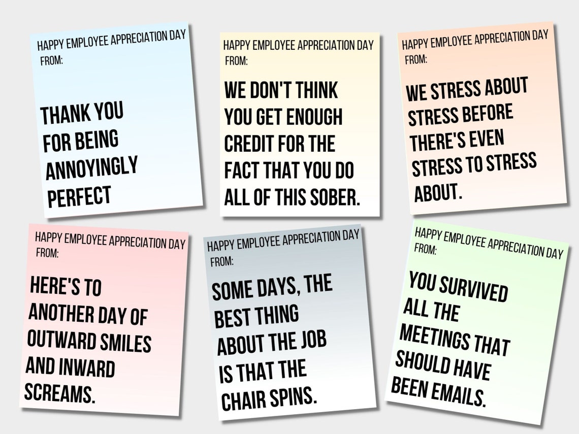 Funny Employee Appreciation Day Funny Employee Appreciation Cards Co 