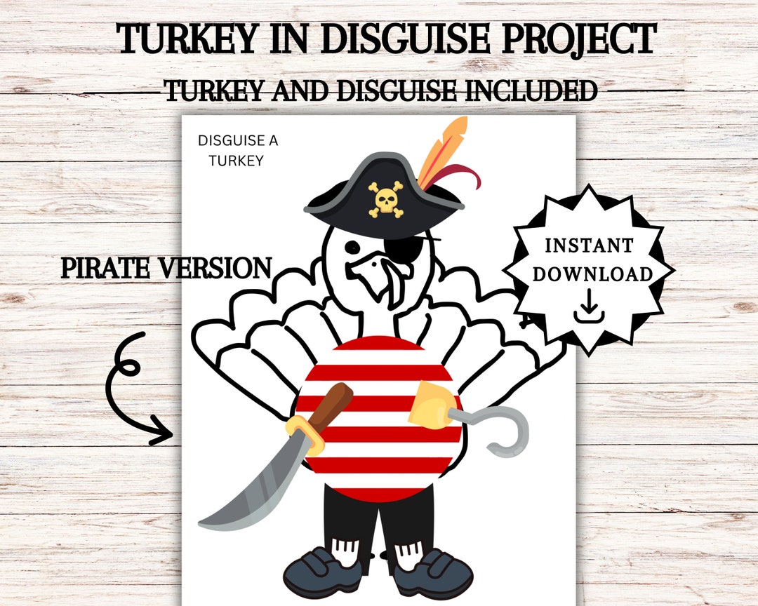 Disguise a Turkey, Turkey in Disguise Printable, Thanksgiving