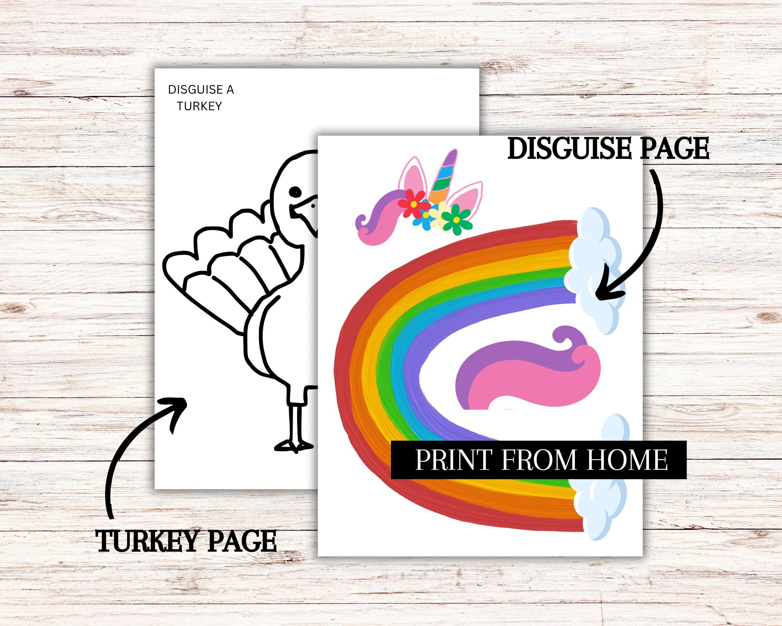disguise a turkey, turkey in disguise printable, thanksgiving