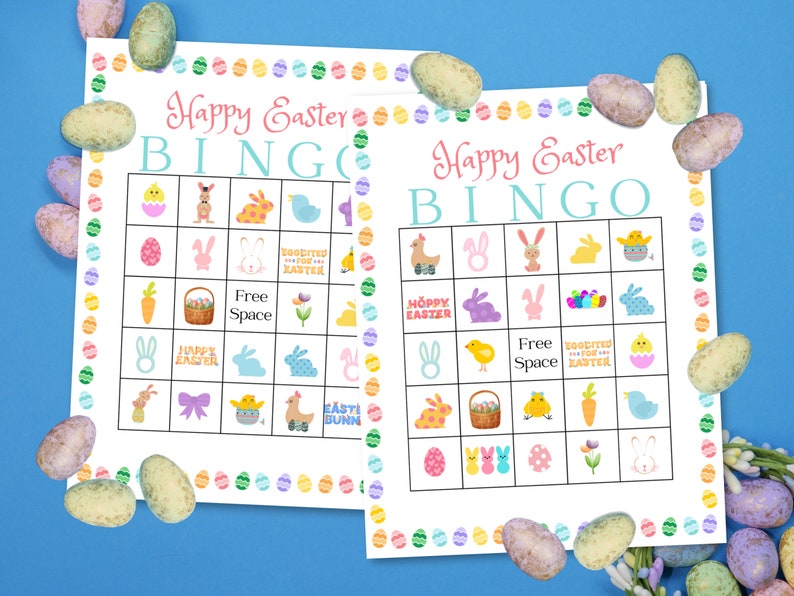 Free Printable Easter Bingo Cards For Kids