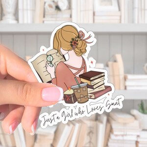 Smut Books Lover Vinyl Sticker, Dark Romance Reader Gift, Bookish Smut Sticker, Spicy Books Coffee Lovers, Smut Reader Kindle Laptop Sticker