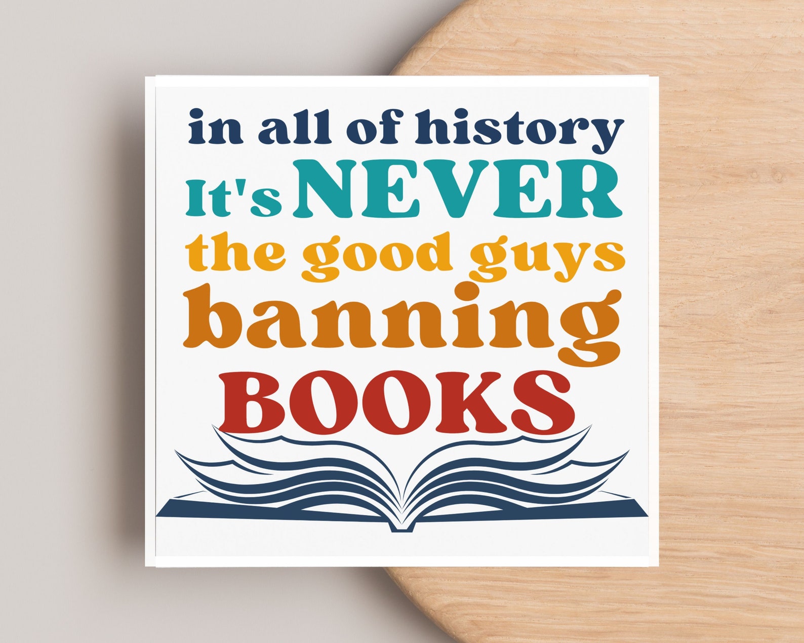 Retro 80s Banned Books Sticker