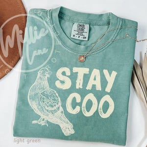 Funny Pigeon Shirt, Bird Lover Comfort Colors T-shirt, Birding Gift, Birdwatcher Tee
