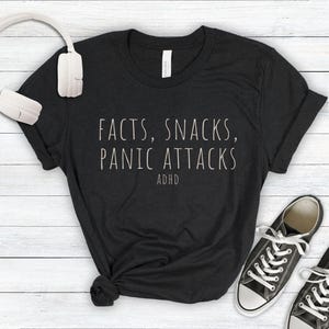 Grappig ADHD-shirt, T-shirt Neurodiversity Awareness Month, grappig neurodivergent ADHD-T-shirt, verjaardagscadeau beste vriend, mentale gezondheid ronde hals