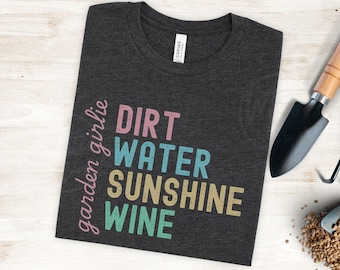 Garden Girlie Gardening Shirt, Gardener Gifts, Gardening Mom Tee, Garden Lovers T-Shirt, Mother's Day Garden Shirt, Gift for Grandma