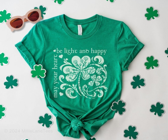 Irish Blessing Shirt, Lucky St Patrick's Day Tee, St Patty's T-Shirt, Women's Lucky TShirt, Irish Gifts, St Patricks Day Teacher Shirt
