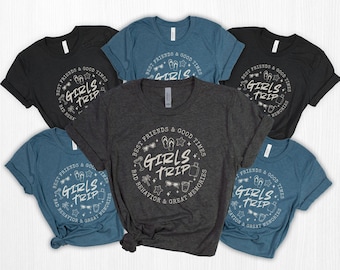 Girls Trip Shirts, Best Friends Vacation Matching Tees, Mother Daughters Trip Shirt