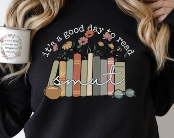 Smut Books Romance Readers Crewneck Sweatshirt, Floral Spicy Books Shirt, Wildflower Smut Book Club Sweater, Smut Book Lovers Gift