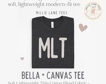 Create Your Own Custom Text, Logo or Photo Design, or request any design in my shop for a Unisex Bella Canvas T-shirt