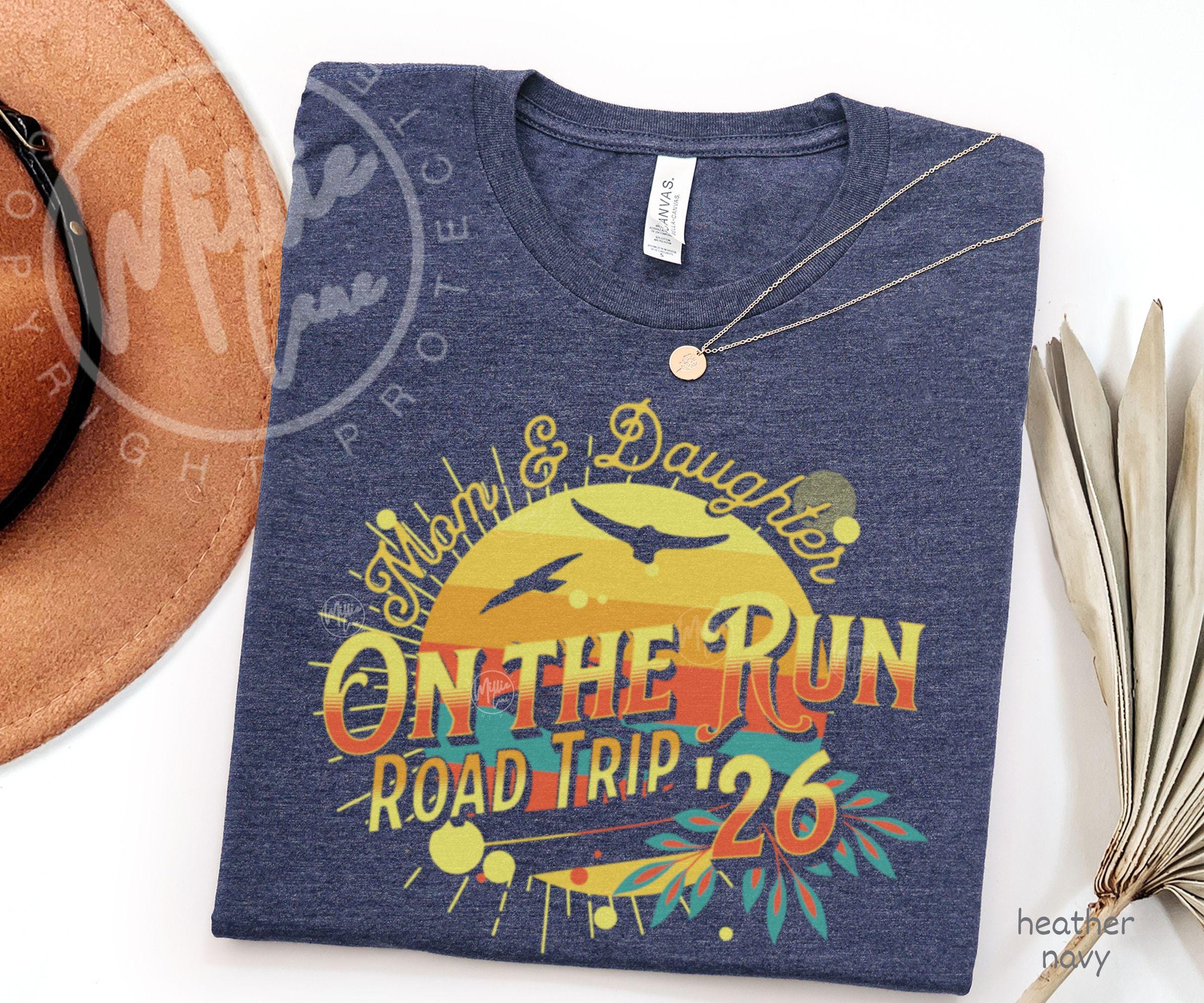 Mother-daughter Road Trip Shirts, Mom & Daughter on the Run