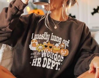 HR Department Halloween Shirt, Funny Human Resources Sweatshirt