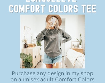 Comfort Colors® T-shirt met lange mouwen
