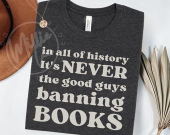 Verbotene Bücher Shirt, Buchliebhaber T-Shirt, literarisches TShirt, Geschenk für soziale Gerechtigkeit, Gleichheit T Shirt, Bücherwurm Shirt, Lese Shirt, Bibliothekar Shirt