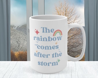 Uplifting Mental Health Gift Mug, Positive Daily Affirmation Coffee Cup, Thinking of You Best Friend Gift, Anxiety Relief Counselor Gift