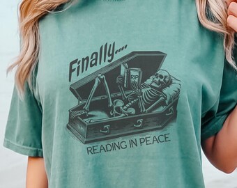 Funny shirt for book lover Comfort Colors bookish tshirt Cute gift for reader Halloween book lover shirt Sarcastic book reader tshirt