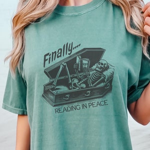 Funny shirt for book lover Comfort Colors bookish tshirt Cute gift for reader Halloween book lover shirt Sarcastic book reader tshirt