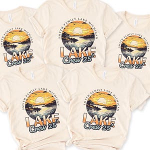 Custom family lake trip shirt Matching group family lake vacation t shirt Personalized lake crew tshirt Comfort Colors Summer 2025 vacation