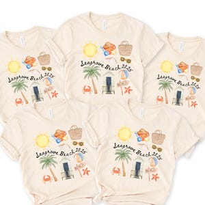 Custom family beach trip shirt Comfort Colors matching group beach crew t shirt Family beach vacation tshirt Girls beach trip birthday trip