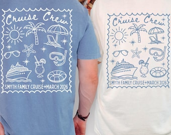 Comfort Colors Family Cruise Shirt, Matching Group Trip Tee