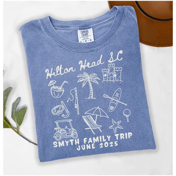 Comfort Colors family beach vacation shirt Matching group beach trip t shirt Personalized Seaside Florida tshirt Summer 2025 vacation tee