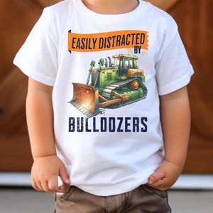 Bulldozer shirt for toddler boy Gift for construction vehicle lover Cute bulldozer tshirt for 3 year old 4 year old bulldozer lover t shirt