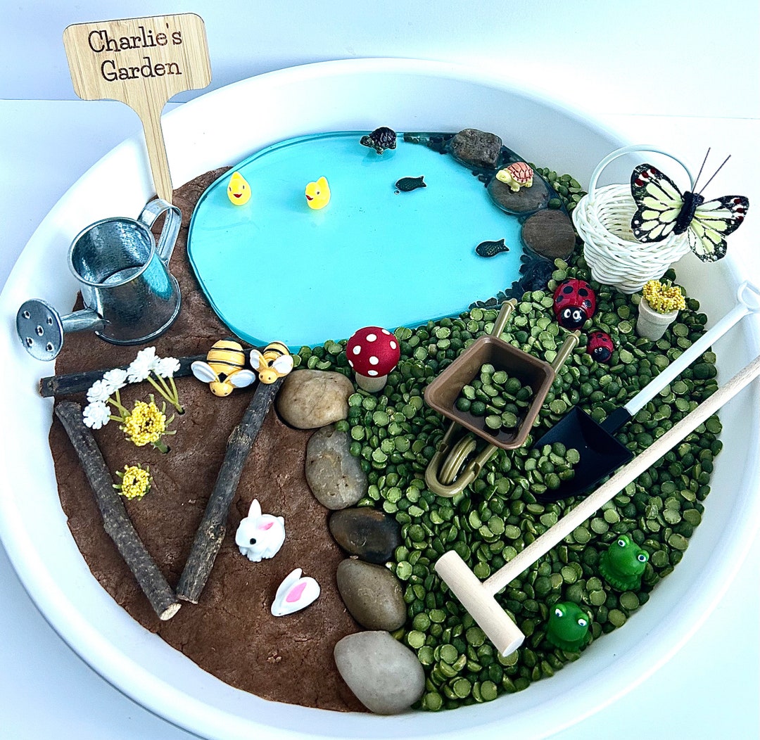 Spring Garden Occupational Therapy Spring Sensory Bin Fine Motor Skills Montessori Play Messy