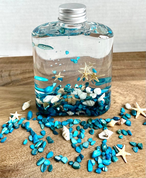 Occupational Therapy Fidget Toy Ocean Sensory Bottle Desk Toy Autism Sensory Toy Anxiety Tool Calm Down Bottle Self Care Tool...