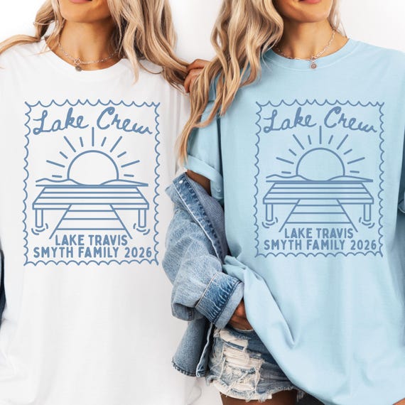 Comfort Colors family lake trip shirt Matching group family lake vacation t shirt Personalized lake crew tshirt Custom Summer 2026 vacation