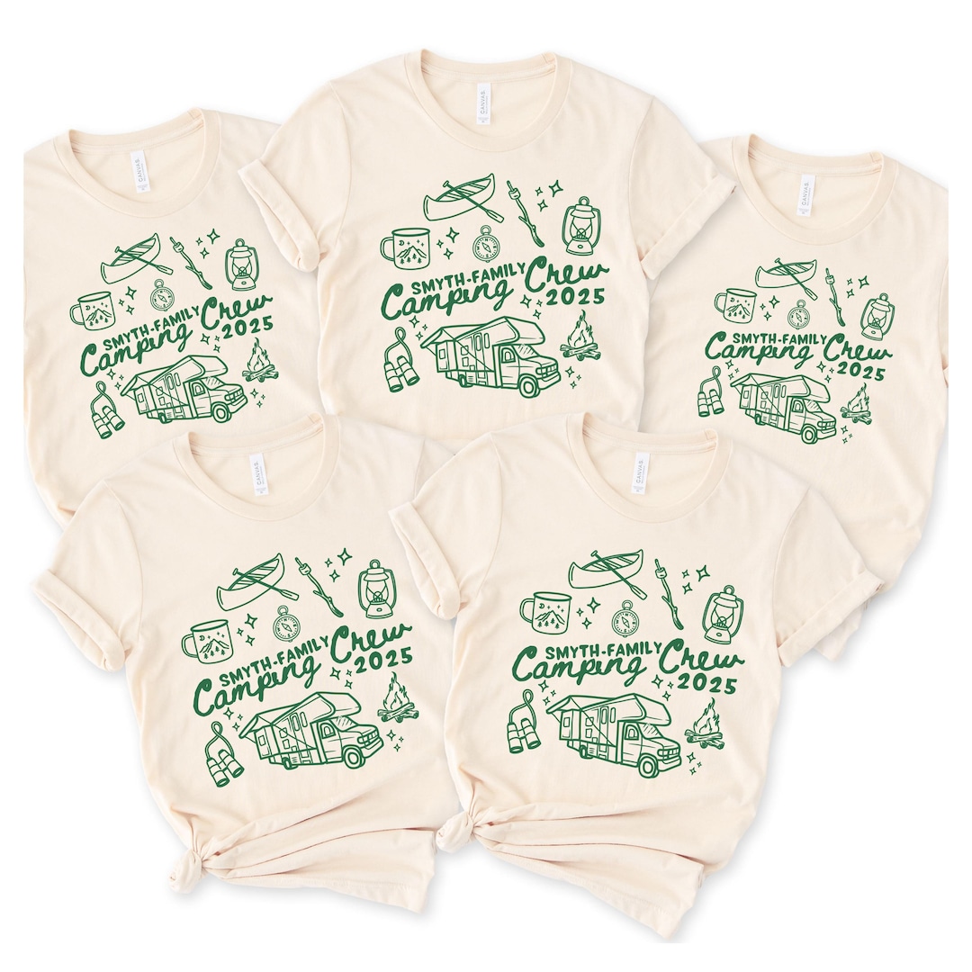 Custom Family RV Camping Trip Shirt Matching Group Family Vacation T ...