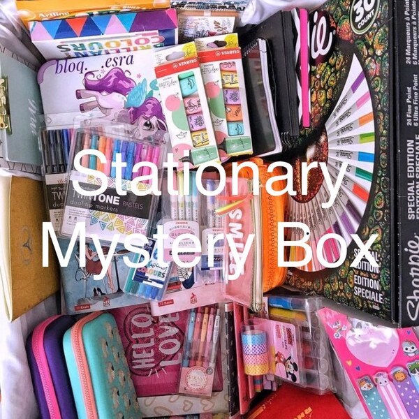 Art Supplies Mystery Box Etsy
