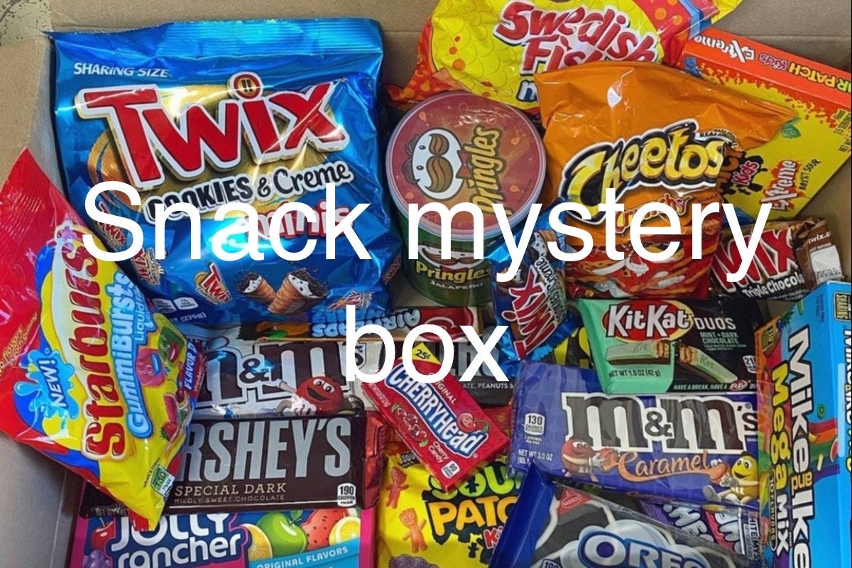 Snack Food Mystery Box Snacks Gift Mystery Box Snacks and Drinks Gift