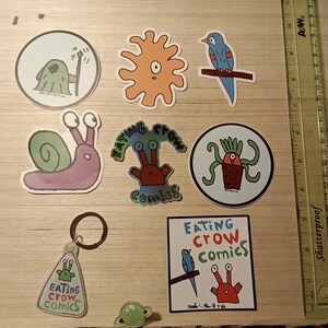 Super Sticker, Schlüsselanhänger, Pin, Kühlschrankmagnet, Packung